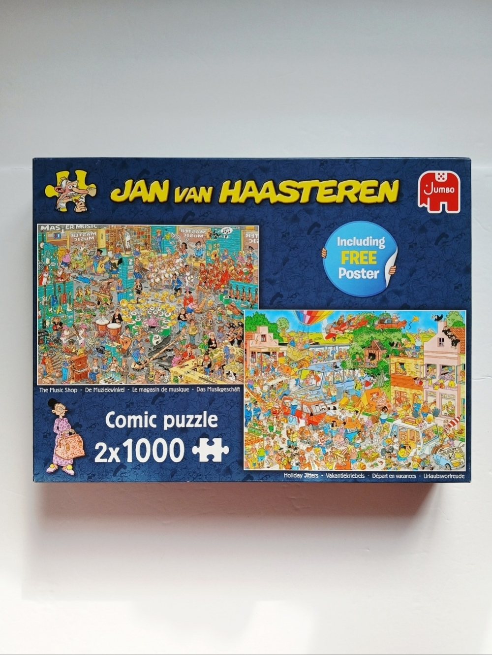 JVH Music Shop / Holiday Jitters 2x1000-piece puzzles